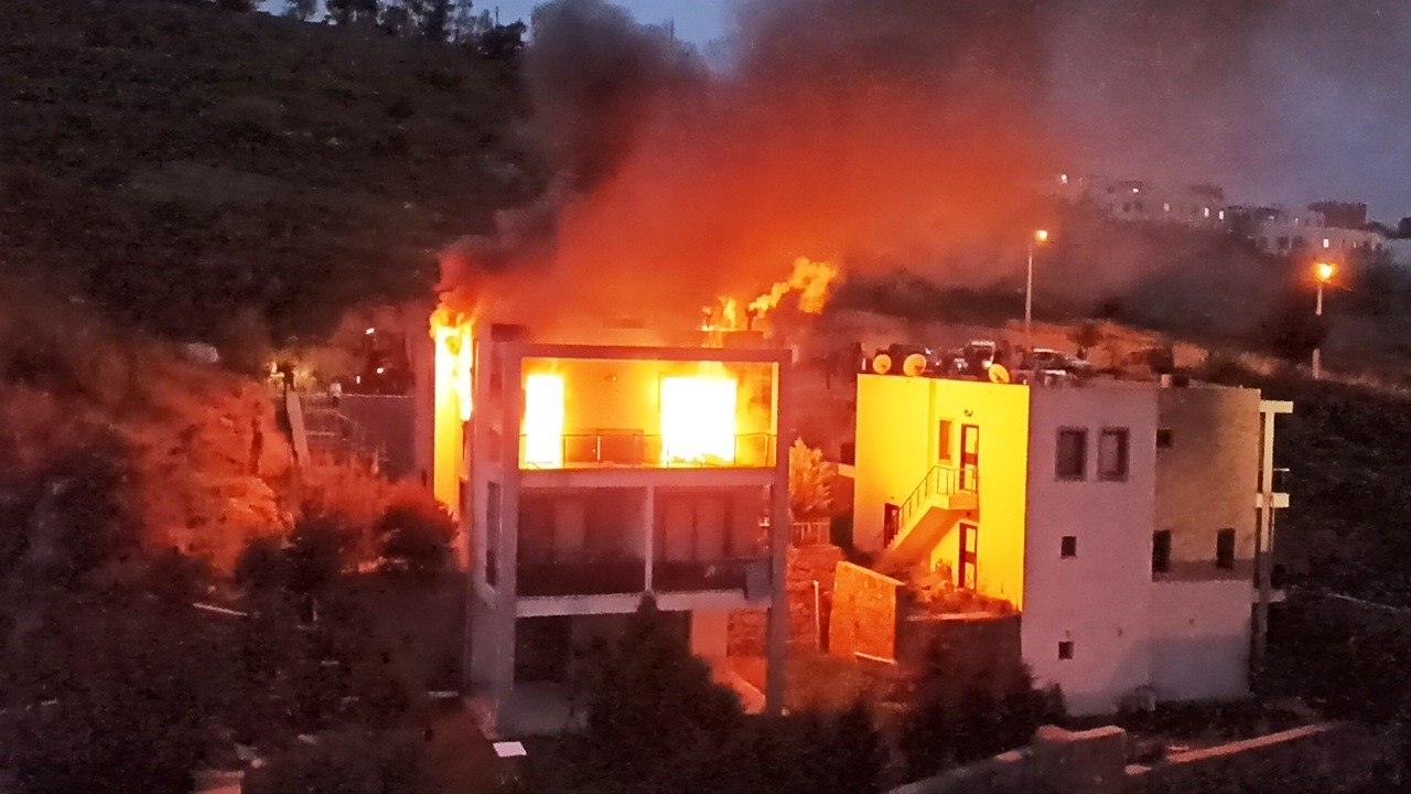 Bodrum'da yangında ev alev topuna döndü - Haberfokus
